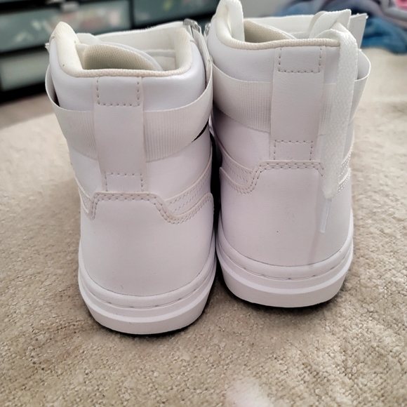 Converse Rival Mid White Deep Burgundy Star Chevron Retro Court 7.5 Unisex - Picture 9 of 16